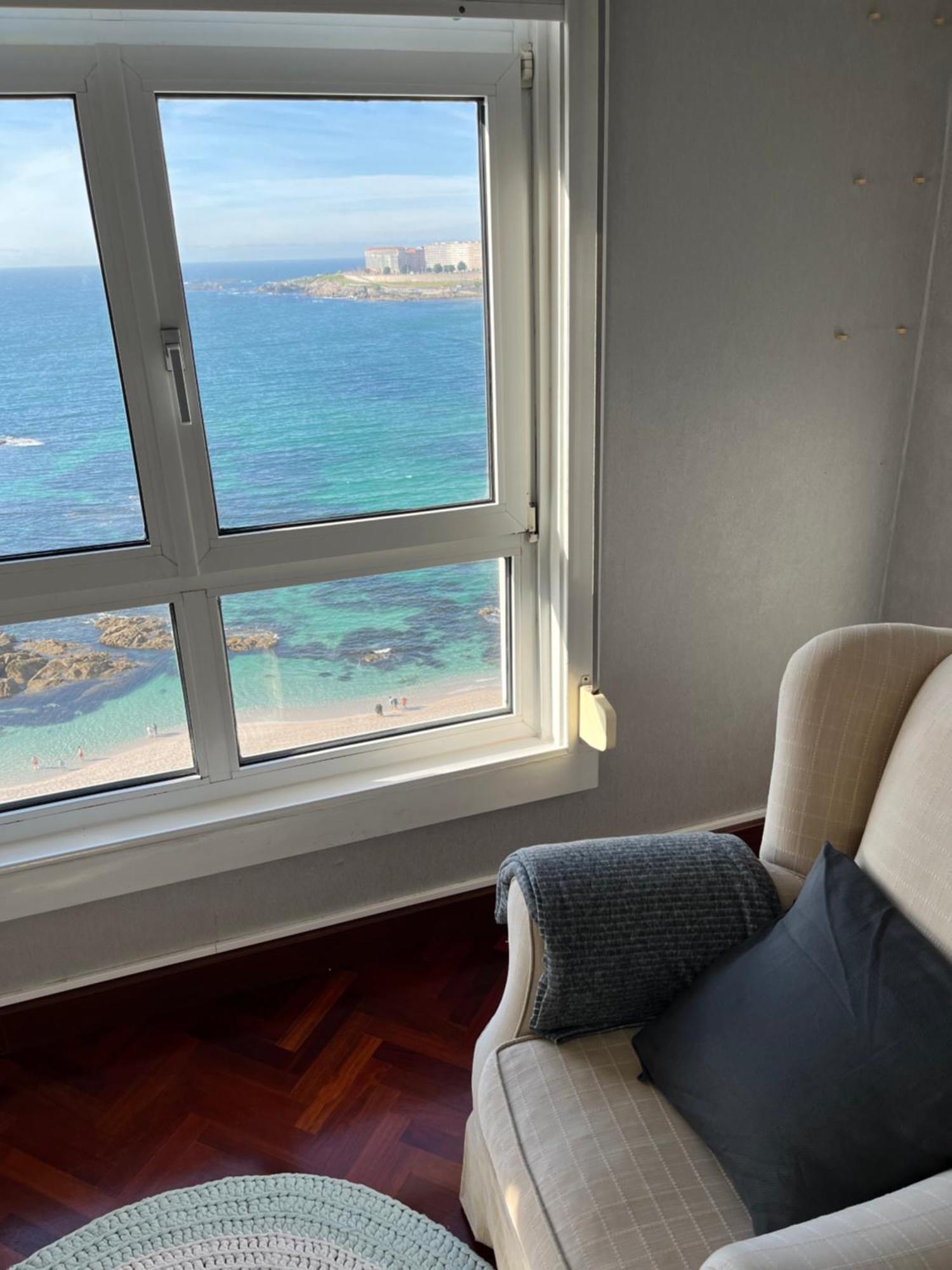 Primera Linea Playa Riazor A Coruña Exteriér fotografie